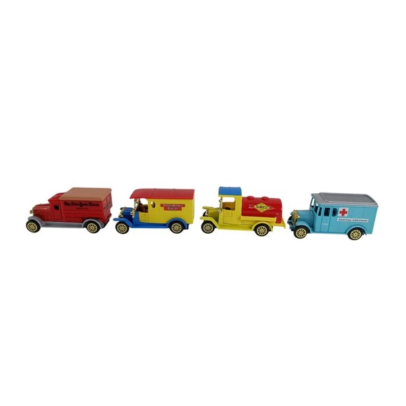 Reader's Digest Set Of 4 Classic Trucks Vehicles 4" Toy Vehicles Vintage - Picture 5 of 8